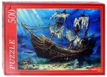 Puzzle-500 "Корабль на дне океана" (Ф500-8282)
