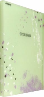 Папка с 20 вкладышами Crystal Dream, салатовая, А4