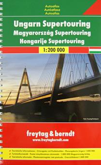 Hungary Supertouring Road Atlas 1:200 000 обложка книги Hungary Supertouring Road Atlas 1:200 000 обложка книги