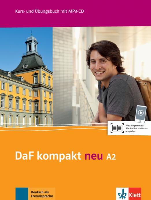 DaF kompakt neu A2 Kurs- und Übungsbuch mit MP3-CD / Учебник + рабочая тетрадь + CD-MP3 - 1