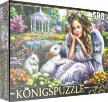 Puzzle-500 "Ангелочек и кролики" (ХК500-6309)