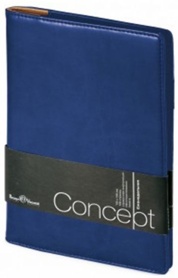 Еженедельник недатированный "Concept" (А5, темно-синий) (3-322/204) Еженедельник недатированный "Concept" (А5, темно-синий) (3-322/204)