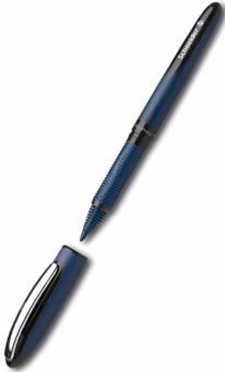 Ручка-роллер одноразовая "One Business", 0.6 мм, черная (183001)