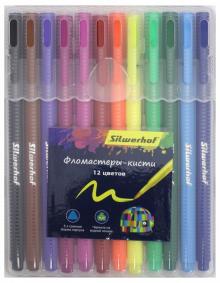 Фломастеры-кисти "Цветландия" (12 цветов) (877069-12)