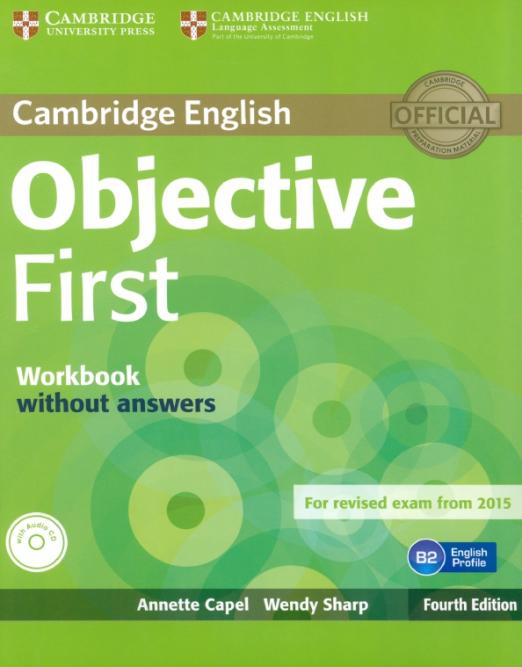 Objective First Workbook without answers + СD / Рабочая тетрадь + CD - 1