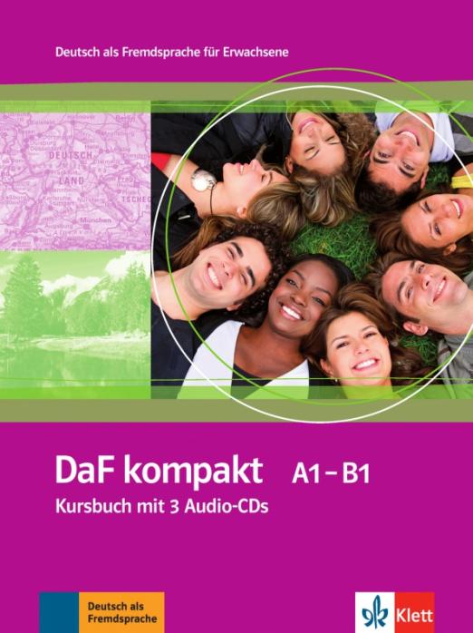 DaF kompakt A1-B1 Kursbuch mit 3 Audio-CDs / Учебник + 3 аудио-CD - 1