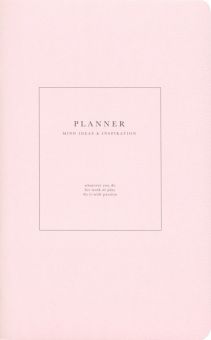 Планер недатированный Notes, розовый, 13х21, 32 листа