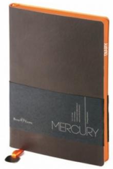 Ежедневник недатированный "Mercury" (А5, коричневый) (3-435/05) Ежедневник недатированный "Mercury" (А5, коричневый) (3-435/05)
