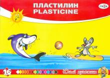 Пластилин со стеком 16 цветов Юный художник (280046) Пластилин со стеком 16 цветов Юный художник (280046)