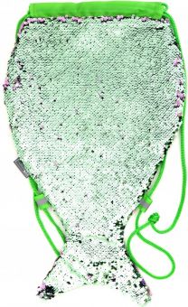 Мешок дорожный (зелено-фиолетовый, с пайетками) (48817)