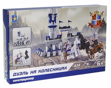 Конструктор "Дуэль на колесницах" (424 детали) (Т57033) Конструктор "Дуэль на колесницах" (424 детали) (Т57033)