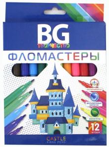 Фломастеры CASTLE, 12 цветов (FL12_B 4904)