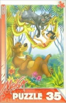 Пазл-35. Mega П0035234 Маугли и Балу обложка книги Пазл-35. Mega П0035234 Маугли и Балу обложка книги