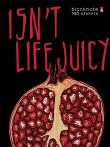 Блокнот-престиж Juicy Life. Гранат, А6, 160 листов, клетка