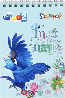 Блокнот на гребне "Rio" (40 листов, А6, клетка) (731142-26) Блокнот на гребне "Rio" (40 листов, А6, клетка) (731142-26)