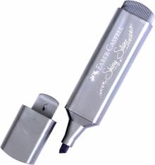 Текстовыдель Faber-Castell "TL 46" серебряный металлик (154661)