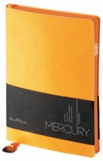 Ежедневник недатированный "Mercury" (А5, оранжевый) (3-435/01) Ежедневник недатированный "Mercury" (А5, оранжевый) (3-435/01)