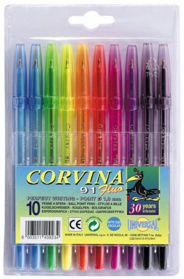 Набор шариковых ручек Corvina. 10 шт. (40923) Набор шариковых ручек Corvina. 10 шт. (40923)