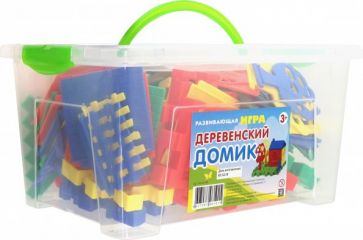 Деревенский домик. Контейнер. Развивающая игра. Деревенский домик. Контейнер. Развивающая игра.