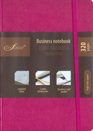 Ежедневник недатированный In Folio "Euro business" (fuchsia) (1013) Ежедневник недатированный In Folio "Euro business" (fuchsia) (1013)