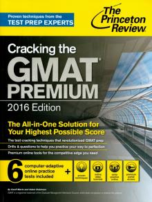 Robinson, Martz - Cracking the GMAT Premium Edition with 6 Computer-Adaptive Practice Tests, 2015 обложка книги Robinson, Martz - Cracking the GMAT Premium Edition with 6 Computer-Adaptive Practice Tests, 2015 обложка книги