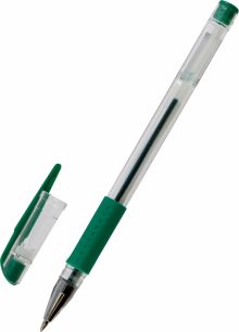 Ручка гелевая, зеленая