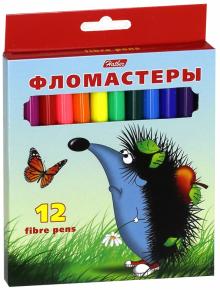 Фломастеры "Ёжики" (12 цветов) (BFk_12300) Фломастеры "Ёжики" (12 цветов) (BFk_12300)
