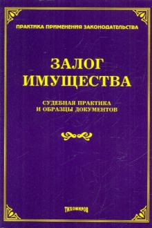 Залог имущества: судебная практика и образцы документов обложка книги Залог имущества: судебная практика и образцы документов обложка книги