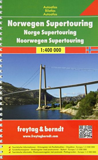 Norway. Supertouring Road Atlas 1: 400 000 обложка книги Norway. Supertouring Road Atlas 1: 400 000 обложка книги