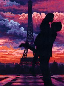 Алмазная мозаика Французский поцелуй
