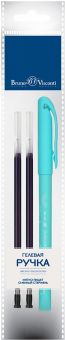 Ручка гелевая Пиши-стирай, DeleteWrite. Единороги, синяя, с 2 запасными стержнями, в ассортименте