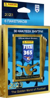 Блистер с наклейками FIFA 365-2023, 6 пакетиков