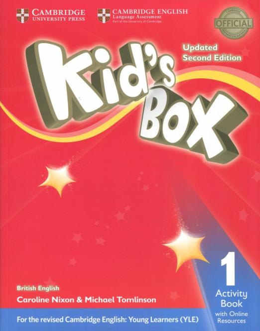 Kid's Box Updated Second Edition 1 Activity Book with Online Resources  Рабочая тетрадь с онлайн кодом - 1