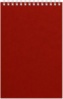 Блокнот Office, красный, А5, 60 листов, клетка