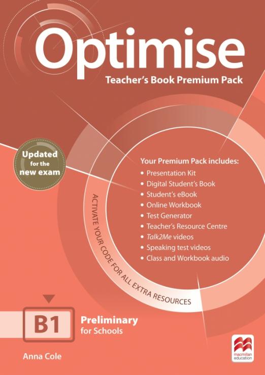 Optimise Updated edition B1 Teacher's Book Premium Pack  Книга для учителя - 1