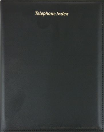 Телефонная книга, черная (13289-10) Телефонная книга, черная (13289-10)