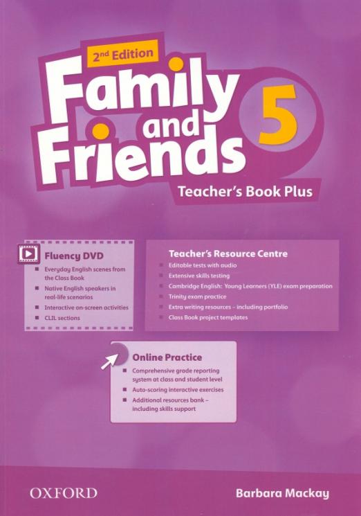 Family and Friends 2nd Edition 5 Teacher's Book Plus Pack  Книга для учителя с диском - 1